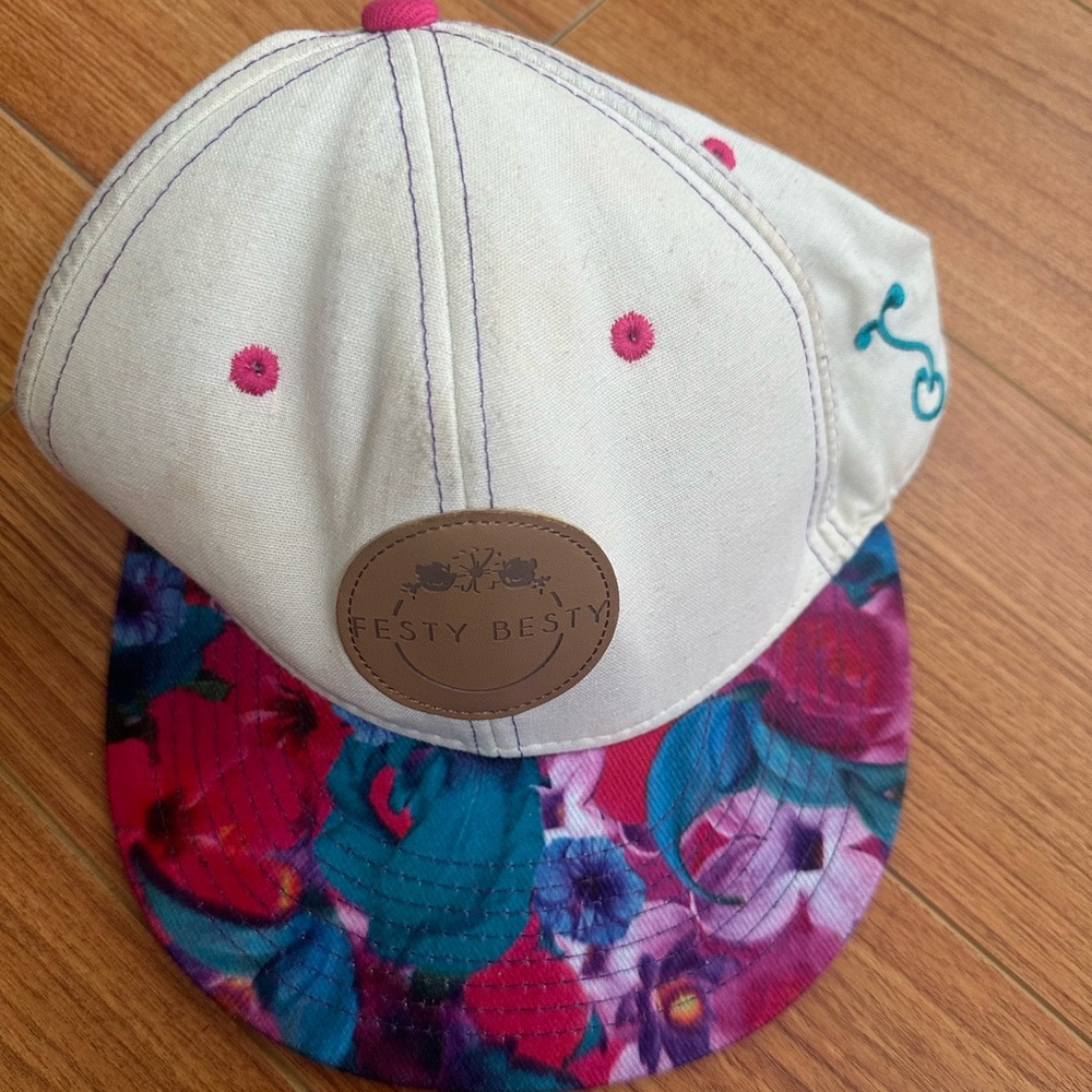 Colorful backward hat